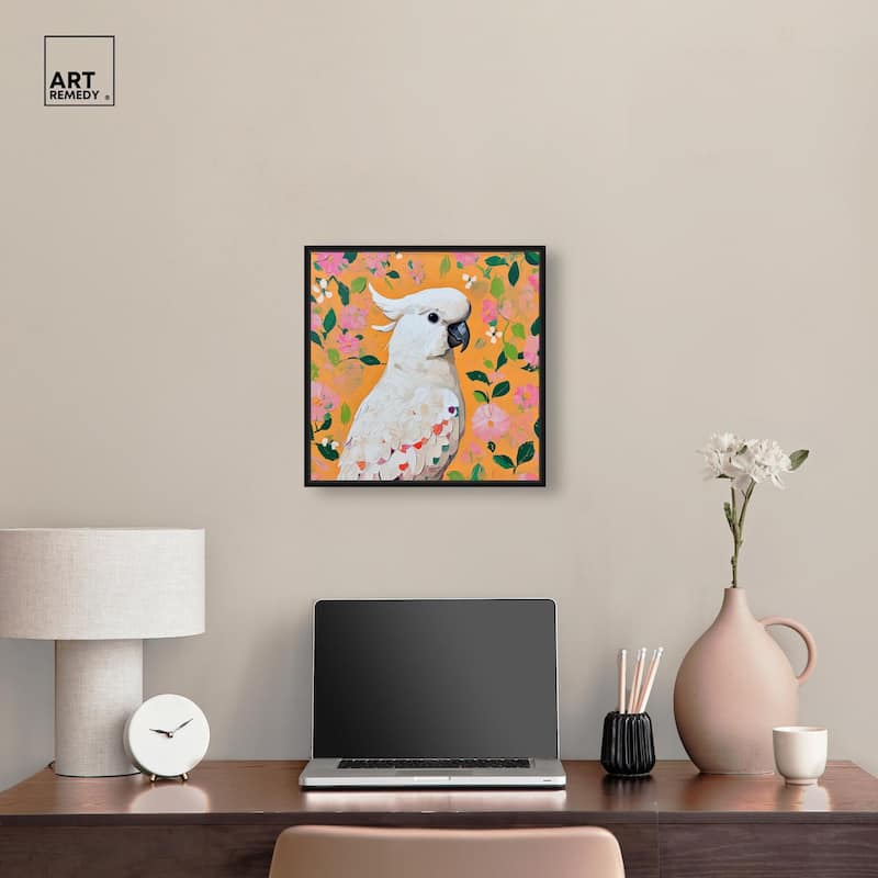 White Cockatoo II Canvas by Art Remedy