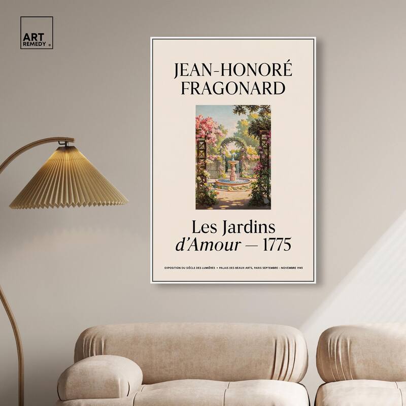 Romantic Gardens Canvas by Art Remedy