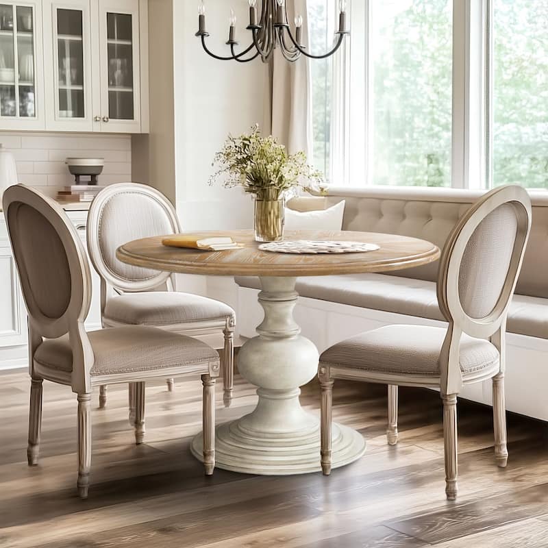 Madison Park Lexi 46" Round Pedestal Dining Table Dining Table