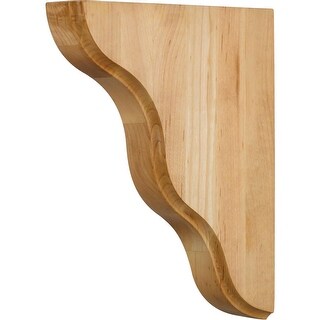 Hardware Resources Corbel with Contour Styling, 9-1/2"H x 1-3/4"W x