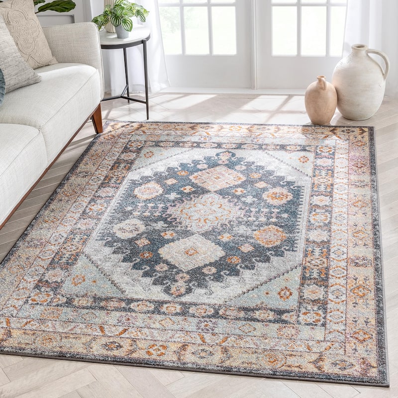 Well Woven Rodeo Virden Bohemian Eclectic Tribal Aztec Area Rug