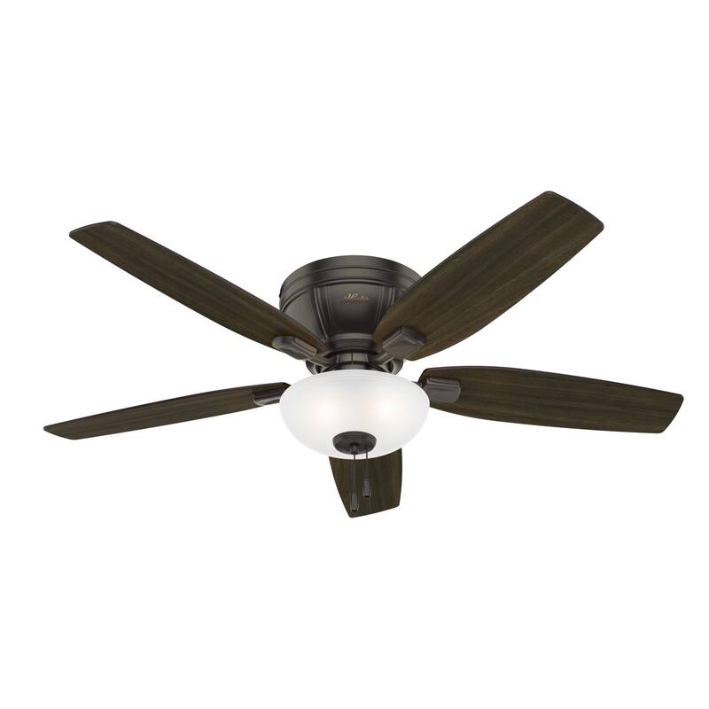 Hunter 52" Kenbridge Low Profile Ceiling Fan with LED Light Kit and Pull Chain