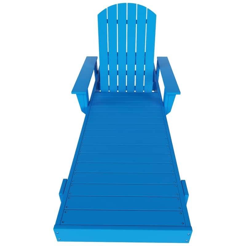 Polytrends Altura Poly Eco-Friendly All Weather Reclining Chaise Lounge with Arms