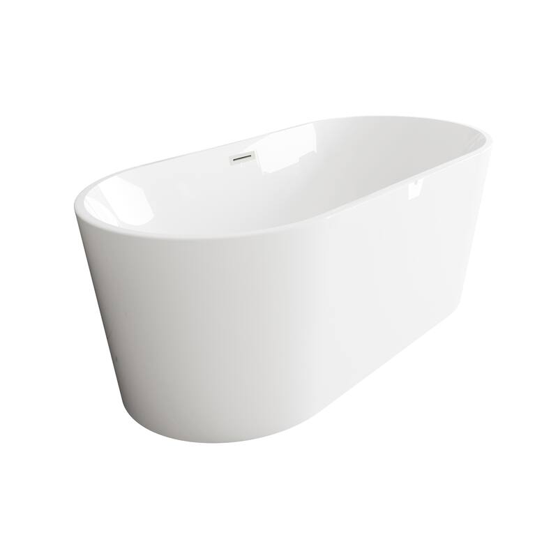 Melisande Bathtub in Glossy White