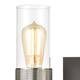 Bergenline 2-Light Vanity Light in Matte Black with Clear Glass