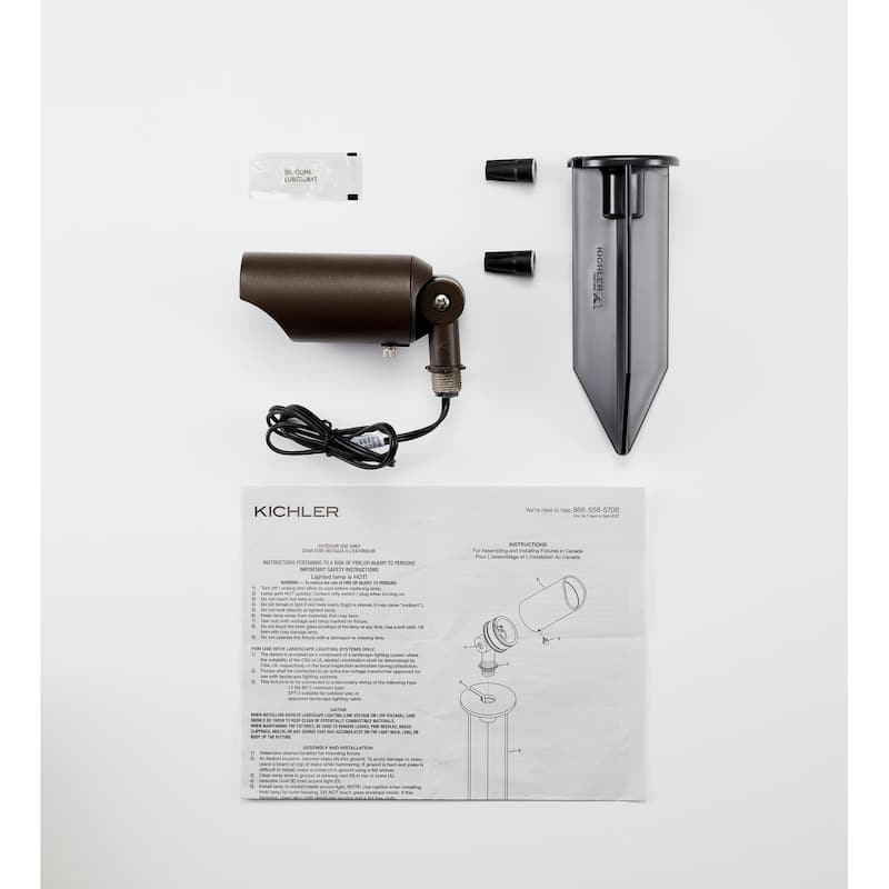 Kichler 3" Mini Accent Light for 50W MR16 Lamps - Textured Architectural Bronze