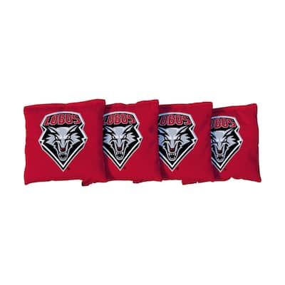 New Mexico UNM Lobos Red Cornhole Bags