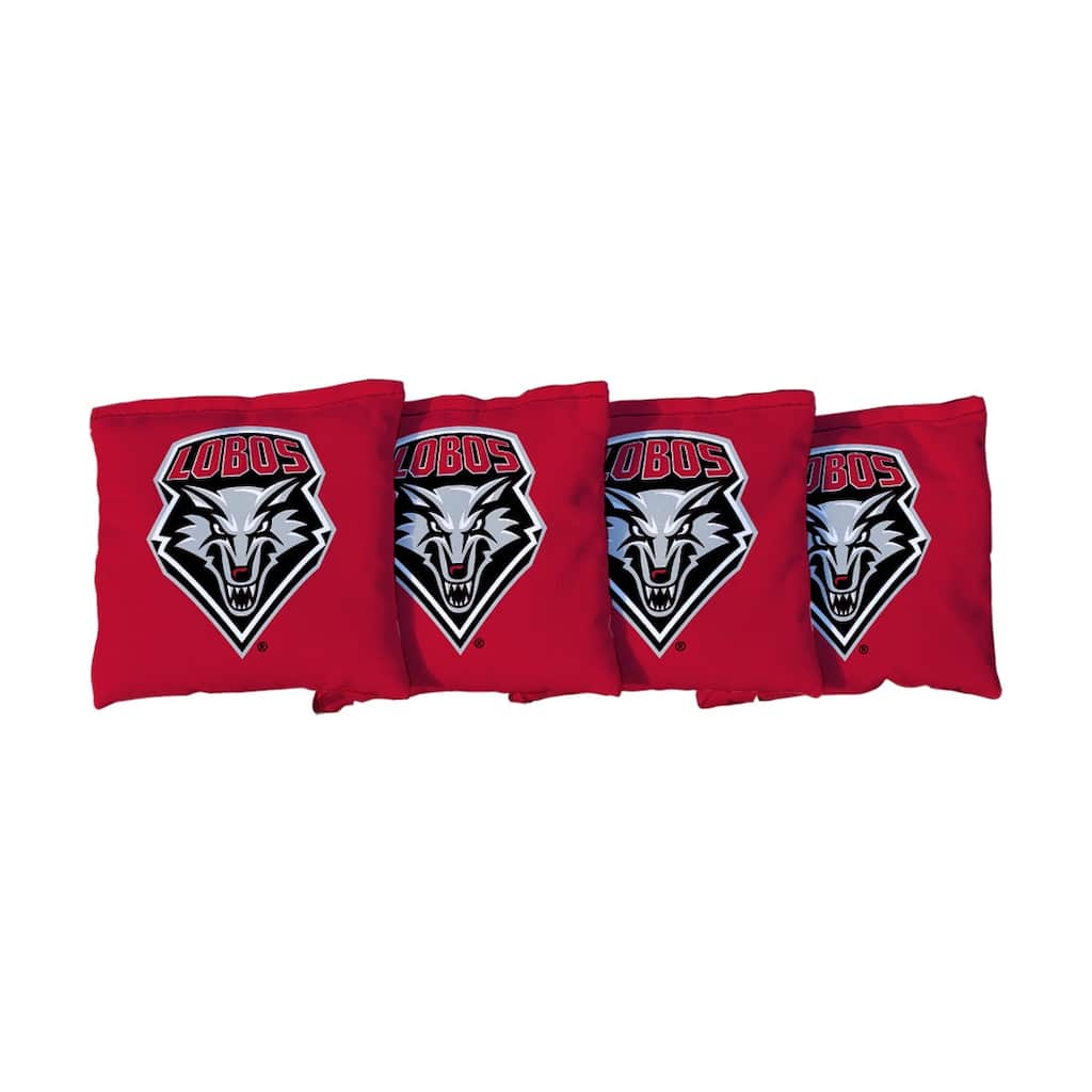 New Mexico UNM Lobos Red Cornhole Bags