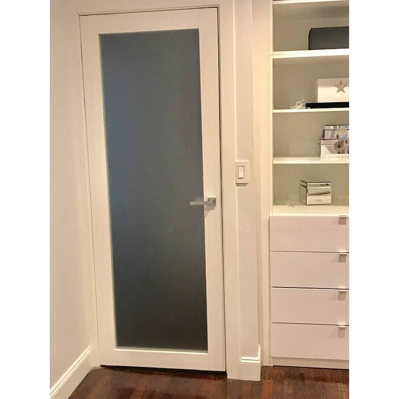 Lite Frosted Glass Door / Planum 2102 White Silk