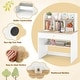 preview thumbnail 5 of 9, Costway Kids Wooden Study Desk Children Writing Table with Hutch & - See Details