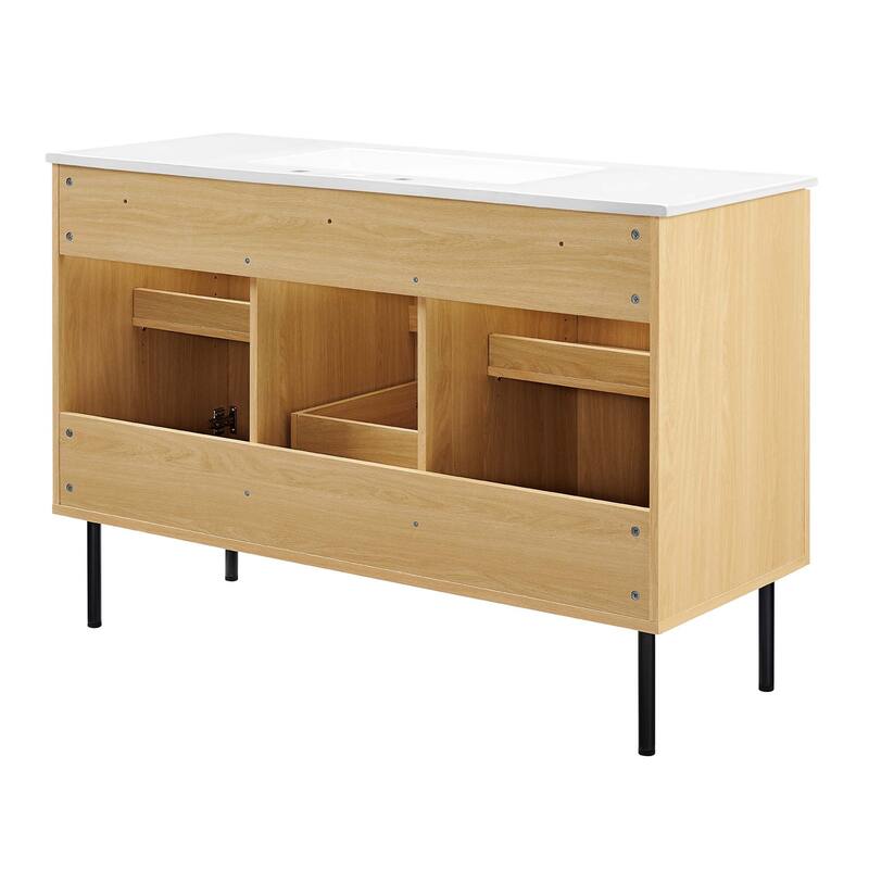 Chaucer 18"/24"/30"/36"/48"Single Basin/48" White Basin Bathroom Vanity