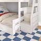 preview thumbnail 9 of 30, Max and Lily Modern Farmhouse Twin Over Full Bunk Bed With Staircase and Trundle