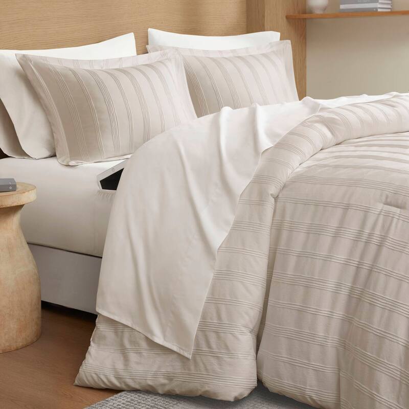 Chelsea Square Logan Woven Striped Comforter Set