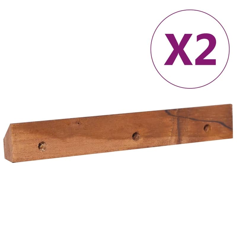vidaXL Wall-mounted TV Stand 35.4"x11.8"x11.8" Solid Wood Teak
