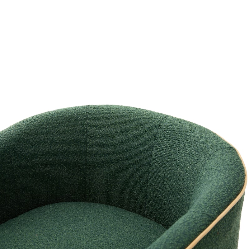 Christopher Knight Home - Averly Modern Upholstered Swivel Accent Chair with Curved Arms