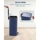 preview thumbnail 6 of 6, Square Step Trash Can, Stainless Steel Garbage Bin with Inner Bucket for Home & Office