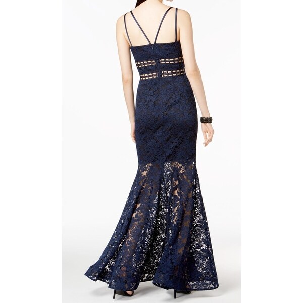 xscape floral lace mermaid gown