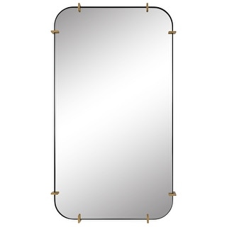 Uttermost Pali Industrial Iron Mirror - 27"W X 48"H X 3"D