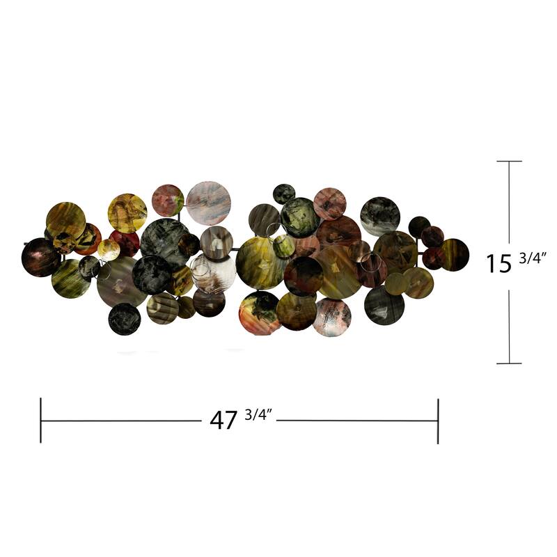 Longavi Metal Wall Sculpture - Yellow