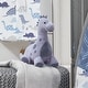 preview thumbnail 2 of 1, Bedtime Originals Roar Blue Plush Dinosaur Stuffed Animal - Rex