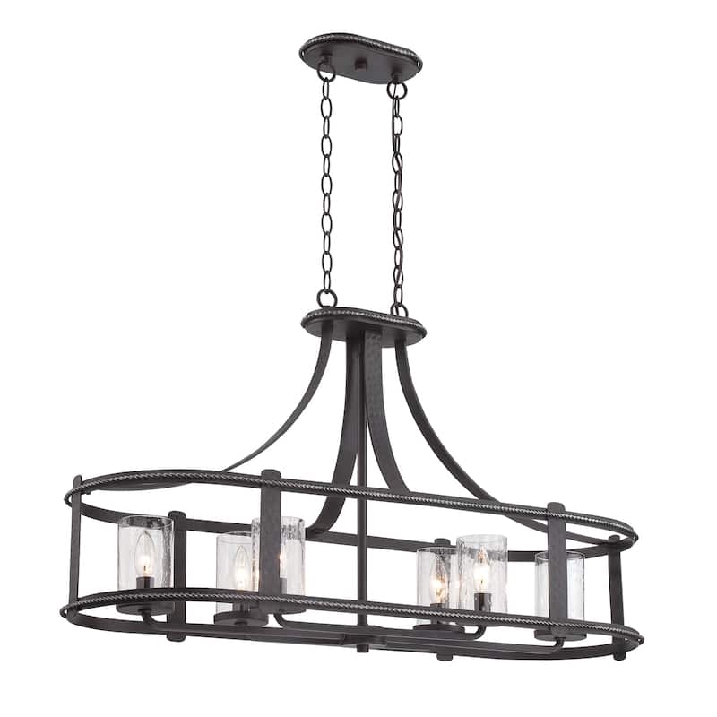 Palencia 6 Light Linear Chandelier