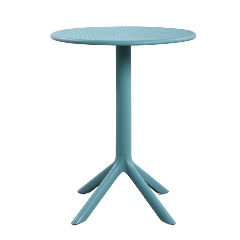 Christopher Knight Home - Eldred Modern 3-Piece Outdoor/Indoor Patio Bistro Set with Dining Chairs & Compact Round Bistro Table