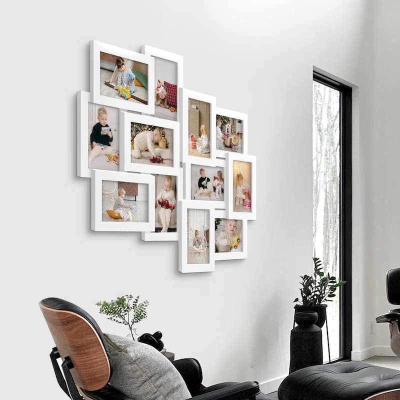 HELLO LAURA 12 Opening Decorative Wall Hanging Collage Picture Photo Frame