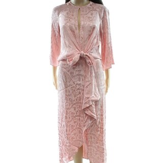 topshop pink wrap dress