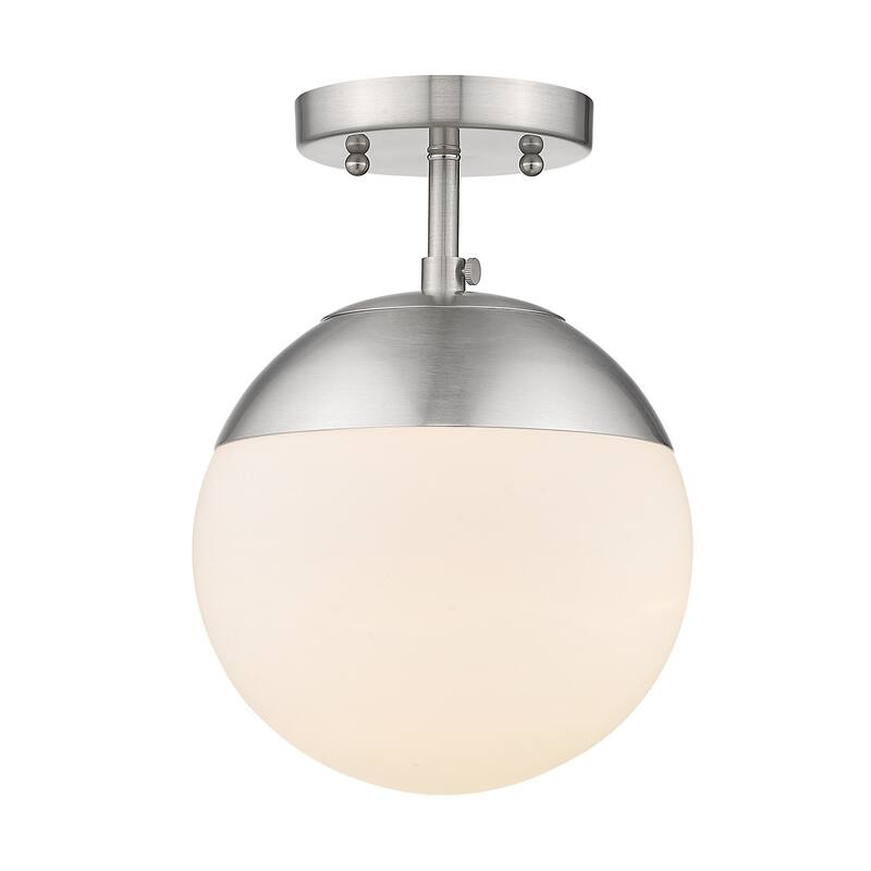 Dixon Mid-Century Modern Semi-Flush Orb