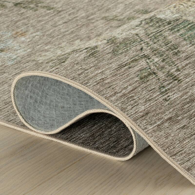 Nuloom Zanessa Floral Farmhouse Washable Area Rug