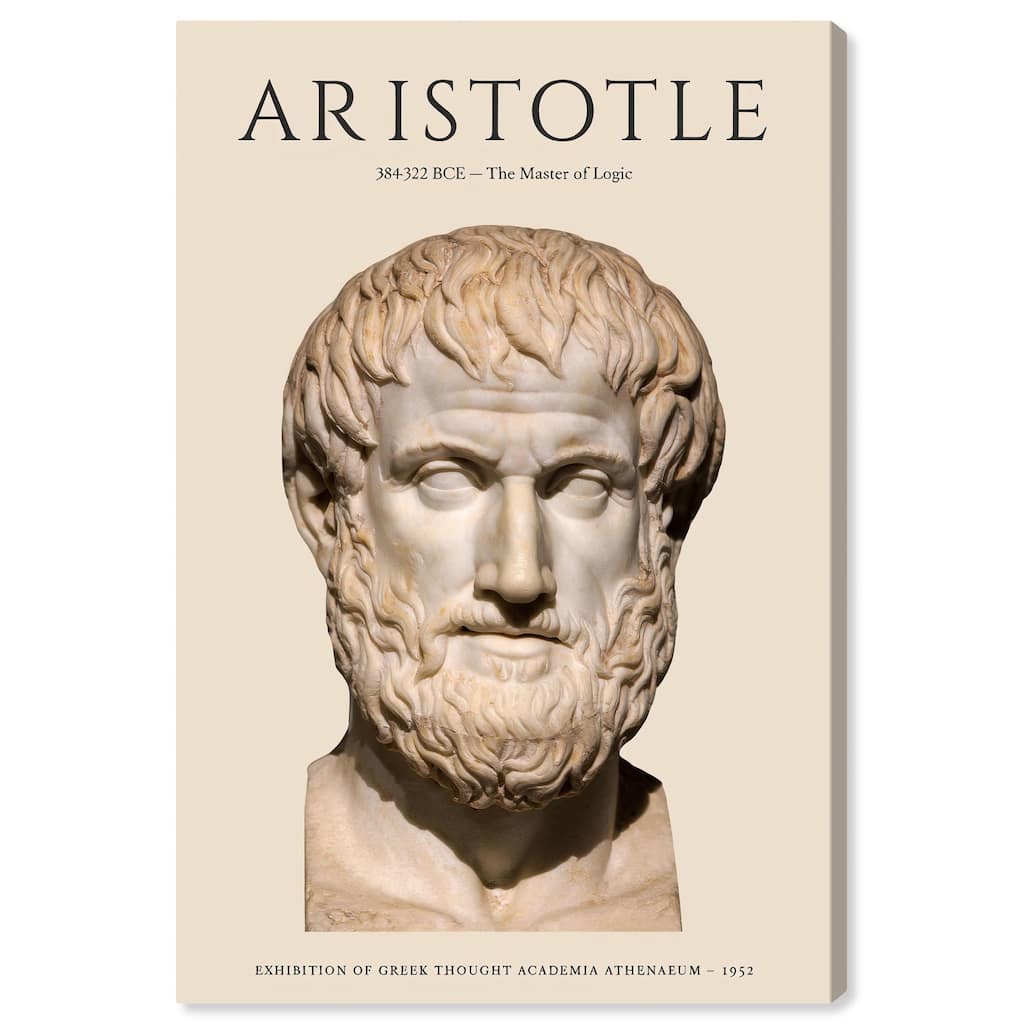 Greek Thinker Canvas by Art Remedy, Gallery Wrapped