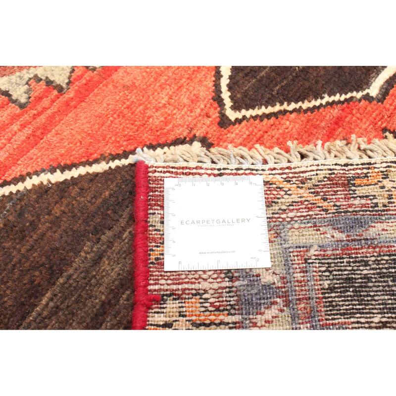 ECARPETGALLERY Hand-knotted Konya Anatolian Red Wool Rug - 3'3 x 9'5