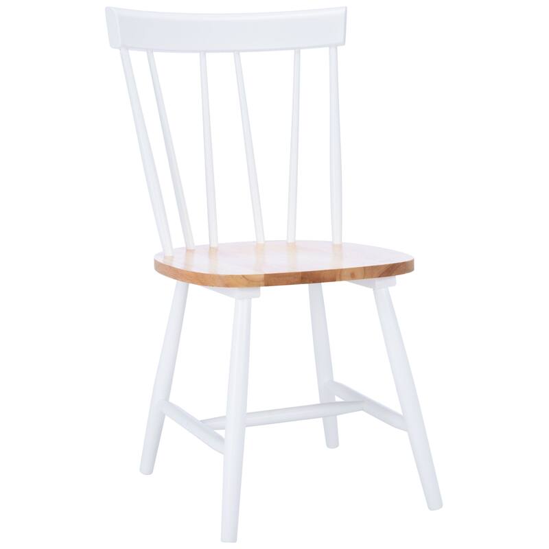 SAFAVIEH Violette Natural/White Dining Chair (Set of 2) - 19.5" W x 17.3" L x 35" H - 19Wx17Dx35H