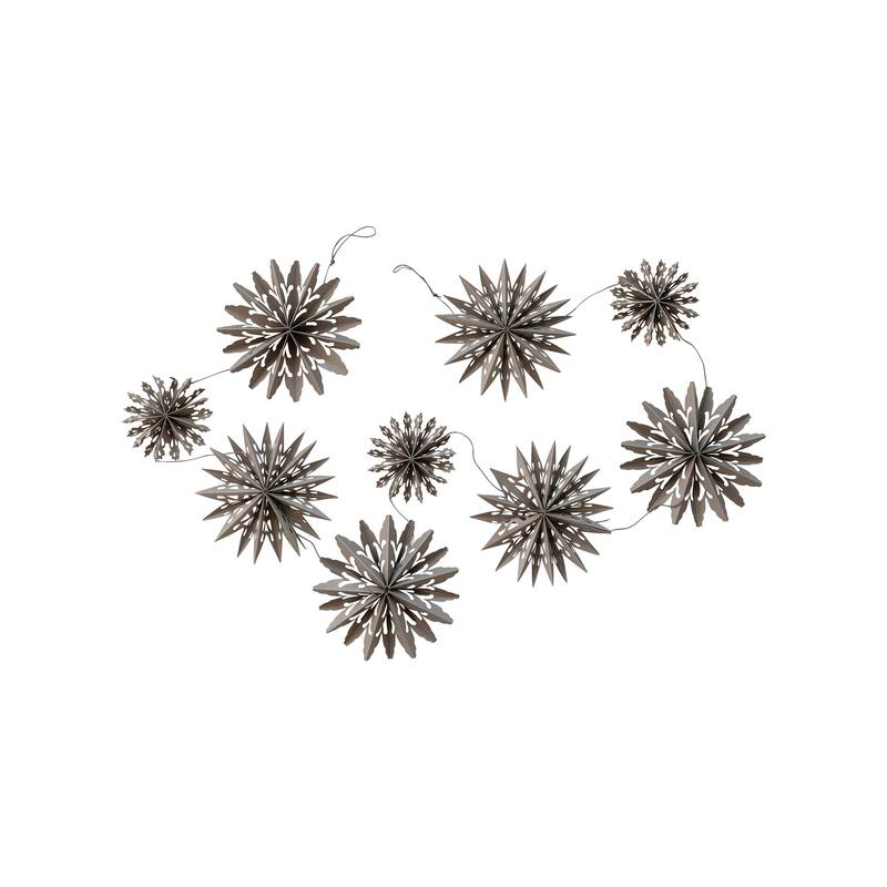 Paper Folding Snowflake Garland in Kraft Box