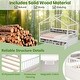 preview thumbnail 7 of 7, House Bed for Kids, Twin Size with Roof and 14 Storage Cubes & Cabinet