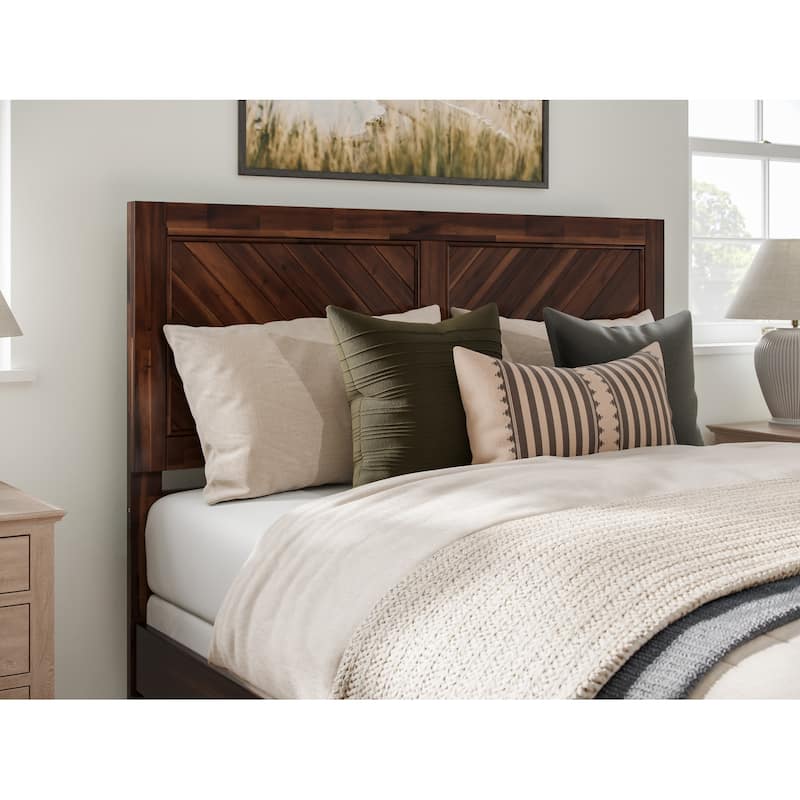 AFI Canyon Wood Headboard with Attachable Charger