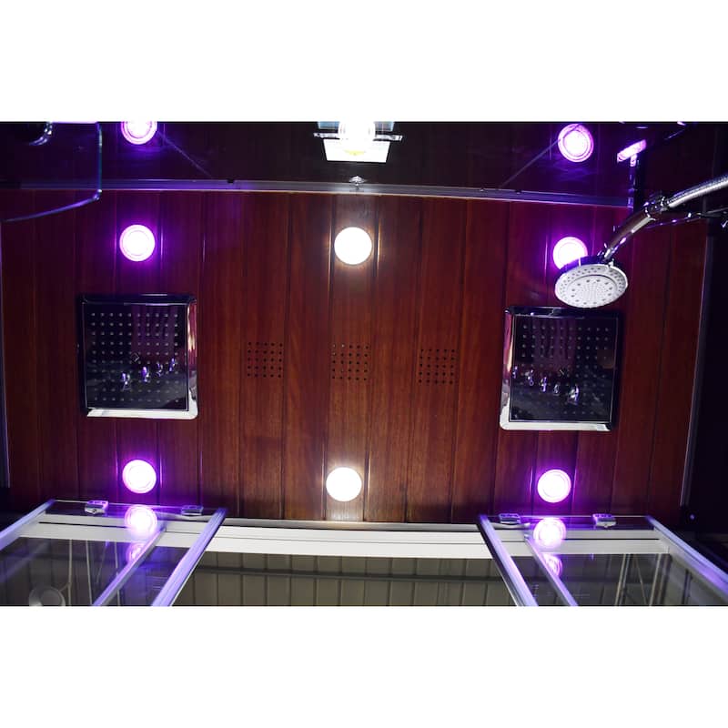 Platinum DZ972F8-3 Steam Shower-Black