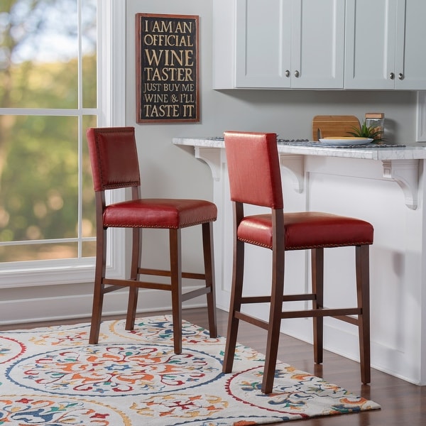 Linon Amravati Non Swivel Bar Stool N A On Sale Bed Bath