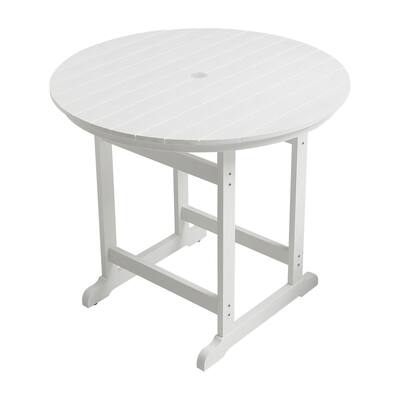 HDPE Patio Bar Table with 1.97" Umbrella Hole