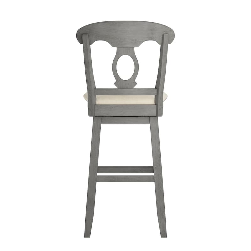 Eleanor Napoleon Back Wood Swivel Chair by iNSPIRE Q Classic
