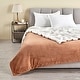preview thumbnail 4 of 34, Luxurious Velvet Plush Fleece Reversible Sherpa Bed Blanket