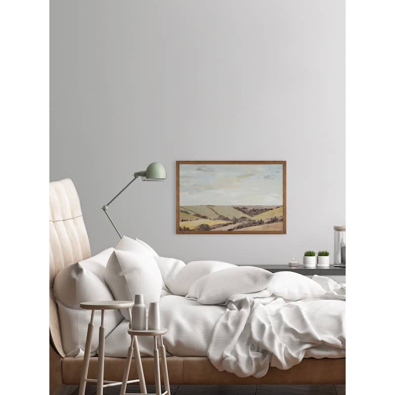 Valley Below Framed Print