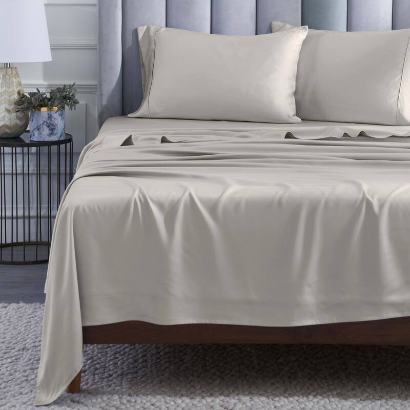 Superior Modal From Beechwood 400 Thread Count Deep Pocket Bed Sheet Set