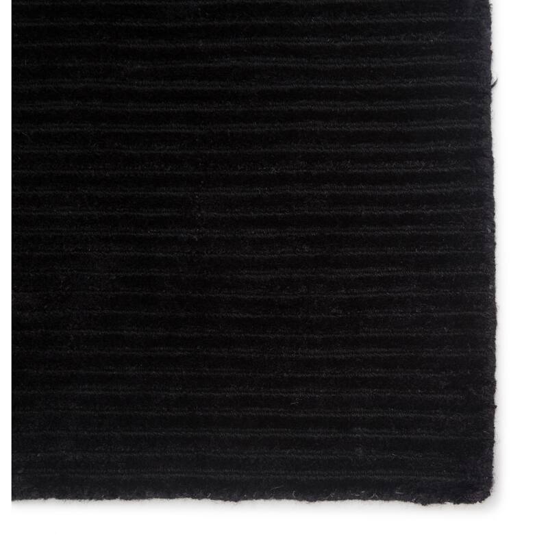 Phase Handmade Solid Color Textured Wool/ Viscose Area Rug