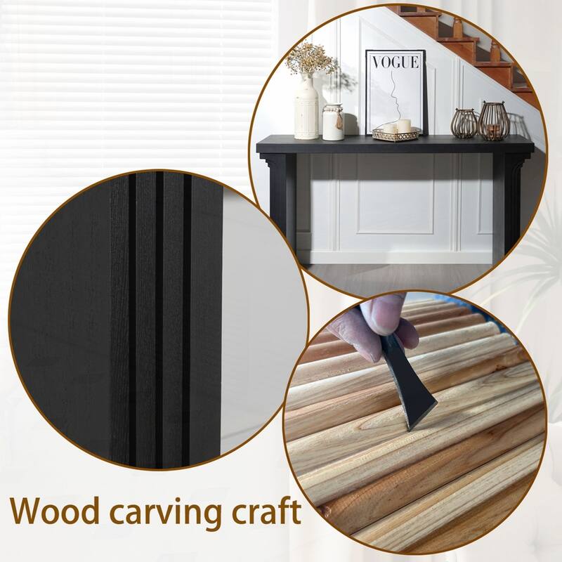 Minimalist Wooden Console Table for Entryway