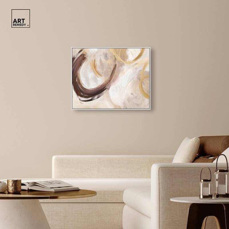 Dreamy Swirls I Canvas by Art Remedy