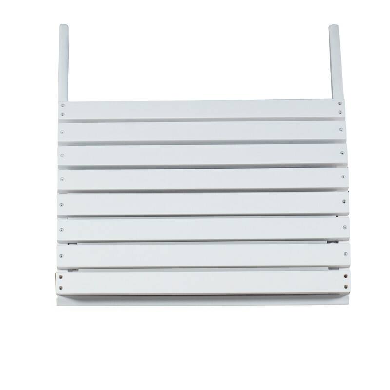Gavil White Adirondack Ottoman