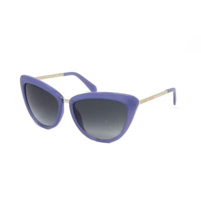 Cissy Blue Women's Cat Eye Plastic Sunglasses