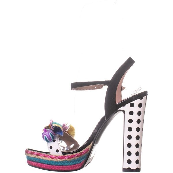 betsey johnson polka dress sandals