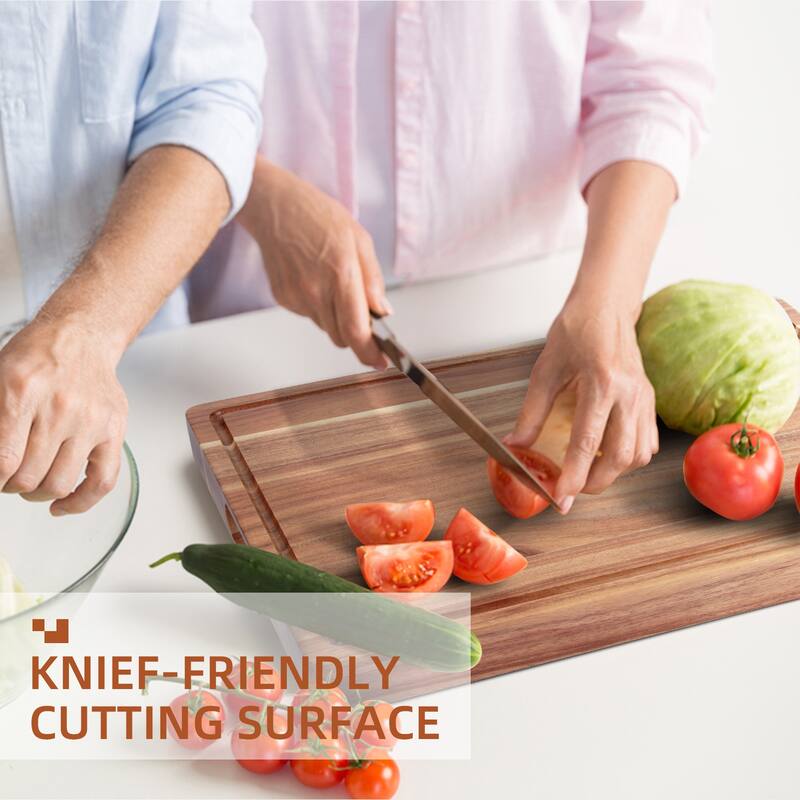 Extra Large Wood Cutting Boards for Kitchen, 24 x 18 Inch